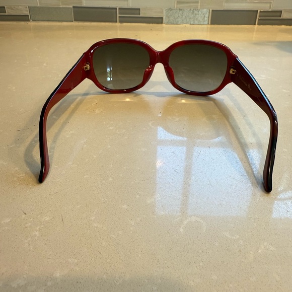 Dior Brown Oversized Oval Sunglasses main image 4